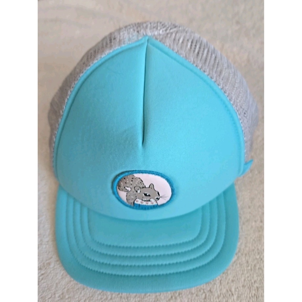 The North Face Baby Trucker‎ Hat Blue Mesh Adjustable Infant Toddler Cap Size XS